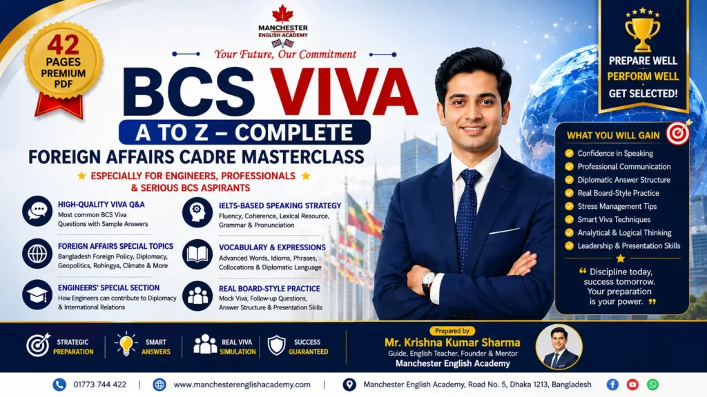 BCS Viva Preparation for Engineers Pursuing Foreign Affairs Cadre 1