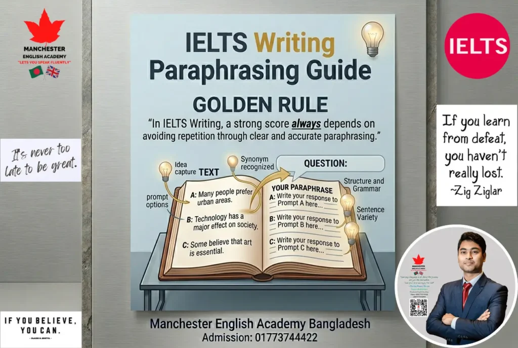 IELTS WRITING PARAPHRASING