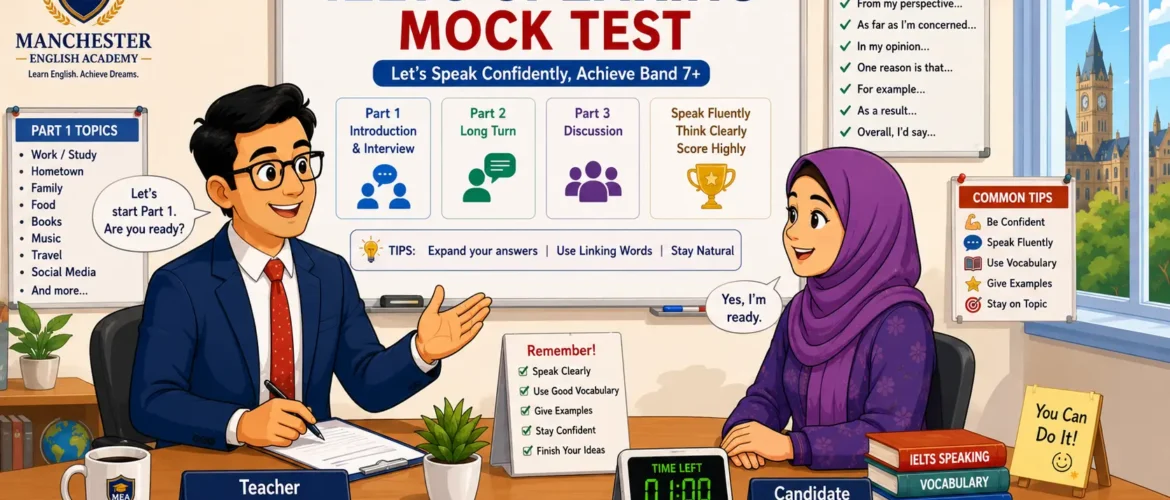IELTS Full Mock Test on the most common and important Topics