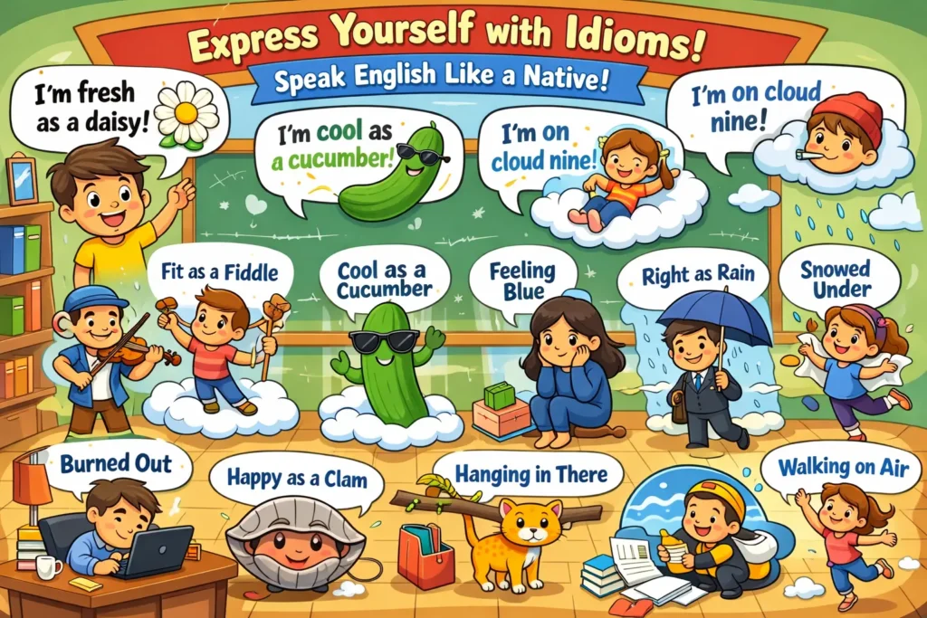 “Idiomatic Ways to Answer ‘How Are You?’— Go Beyond Just ‘I’m Fine’ or ‘I’m Good’!”