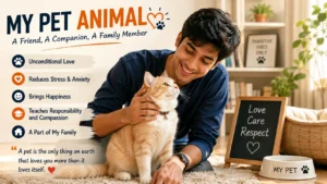 My Pet Animal (My Little Cat) Formal Dialogue, IELTS Speaking Cue Card, Essay, Paragraph & Complete Lexical Resources with Bangla Meaning